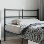 vidaXL Hoofdbord 120 cm metaal zwart, Verzenden, Nieuw, Zwart, Metaal