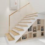 Overzettreden stootborden set van 8 PVC 120x32x4,6 cm eikenk, Huis en Inrichting, Verzenden, Nieuw