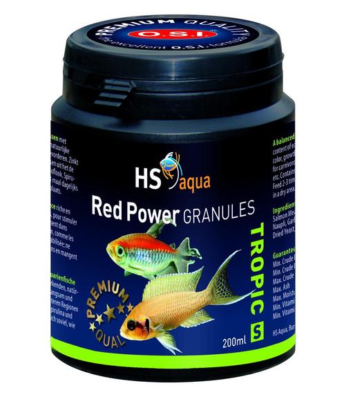HS Aqua Red Power Granules S 200 ml., Dieren en Toebehoren, Vissen | Aquaria en Toebehoren, Nieuw, Ophalen of Verzenden
