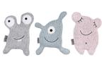Jollein 3 Stuks Confetti Monster Knuffel, Verzenden, Nieuw