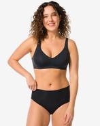 HEMA Dames tailleslip micro rib ultimate comfort zwart, Kleding | Dames, Ondergoed en Lingerie, Verzenden, Zwart