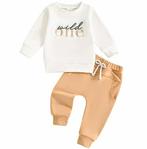 1e verjaardag outfit met sweater en zachte broek Wild One, Kinderen en Baby's, Babykleding | Maat 80, Verzenden, Nieuw, Sweet-One