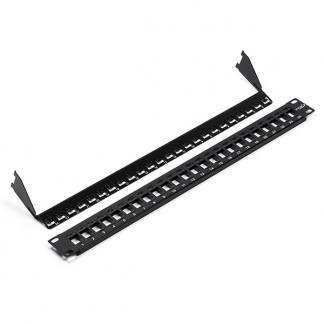 Keystone behuizing | Cat5e en Cat6 | 19 inch (24-poorts, 1U), Computers en Software, Pc- en Netwerkkabels, Nieuw, Verzenden