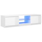 Tv-meubel 140cm Wit met LED | Tweedekansje | Bespaar 35%, Minder dan 50 cm, Nieuw, Ophalen of Verzenden, Minder dan 100 cm