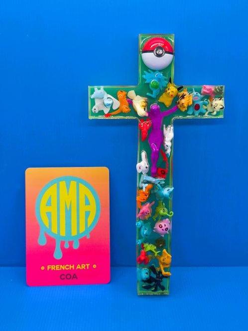 AMA (1985) - Pokemon salvation - Pokemon, Antiek en Kunst, Kunst | Schilderijen | Modern