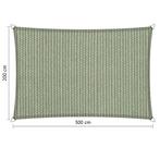 Premium schaduwdoek 2x3m rechthoek waterdoorlatend Moons..., Nieuw