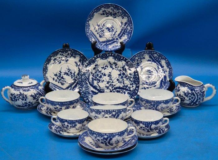 Japanisches Kaffeeservice – Blaudekor mit Kirschblüten –, Antiek en Kunst, Antiek | Meubels | Tafels