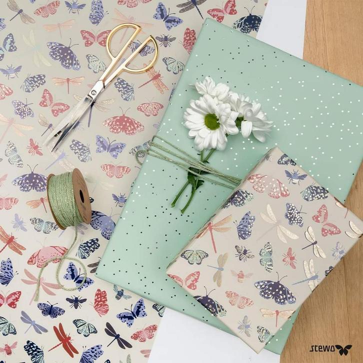 Cadeaupapier lint zijdevloeipapier, Diversen, Cadeaupapier, Nieuw, Verzenden