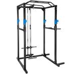Krachtstation met treklat - zwart/blauw, Sport en Fitness, Fitnessmaterialen, Verzenden, Nieuw