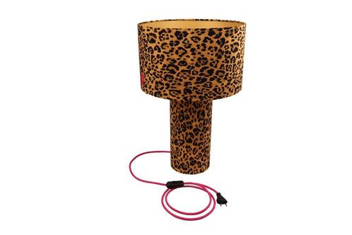 Tafellamp Luipaard, Huis en Inrichting, Lampen | Tafellampen, 50 tot 75 cm, Nieuw, Kunststof, Stof, Overige materialen, Ophalen of Verzenden