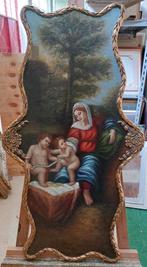 Italiaanse school (XX) - Madonna con Bambino Gesù e San, Antiek en Kunst