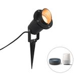 Smart prikspot zwart IP65 incl. wifi GU10 - Done, Nieuw, Minder dan 50 watt