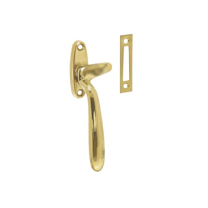 Intersteel Raamsluiting links Dudok - messing gelakt, Doe-het-zelf en Verbouw, Hang- en Sluitwerk, Nieuw, Verzenden