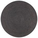 Jute Vloerkleed Grijs - Tweedekansje - Duurzaam & Goedkoop, Natural, Rond, Nieuw, Ophalen of Verzenden