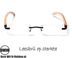 Houten leesbril op sterkte, Nieuw