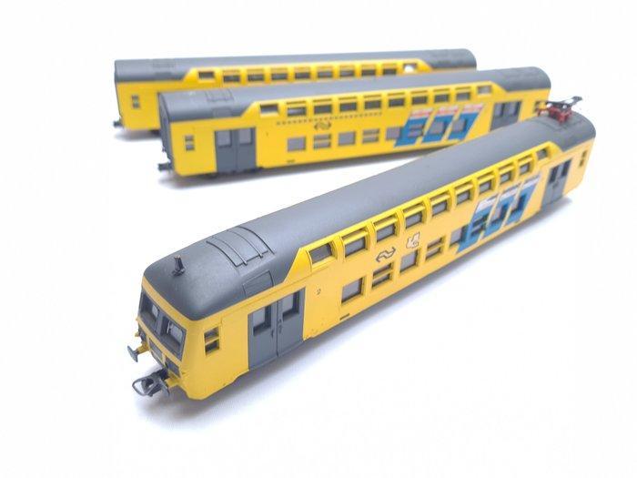 Lima H0 - Treinstel (3) - DDM dubbeldekker - NS, Hobby en Vrije tijd, Modeltreinen | H0