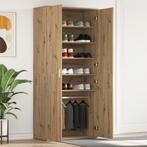 vidaXL Schoenkast Artisan Eiken 80x39x180 cm Geëngineerd, Verzenden, Nieuw
