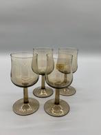 Set Luminarc Rookglas wijnglazen 4 stuks, Antiek en Kunst, Antiek | Glas en Kristal, Ophalen of Verzenden