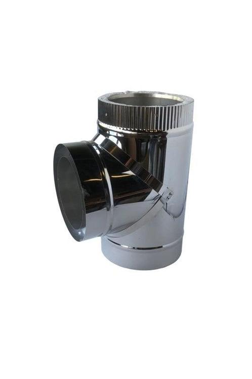 Isotube Plus DW80 - T-stuk met dop, Huis en Inrichting, Haarden, Ophalen