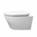 Hangtoilet Vesta Diepspoel Wit (Incl. Flatline Zitting), Ophalen of Verzenden, Nieuw