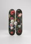 David de Heem (after) - Flowers De Heen Diptych Skateboards