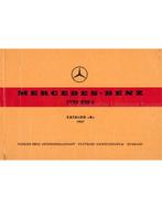 1957 MERCEDES BENZ 220 S ONDERDELENHANDBOEK, Auto diversen, Handleidingen en Instructieboekjes