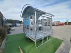 Voederrauf / Hooi­ruif 12 Voerplaatsen Voor Paarden Met Dak, Weidegang, 4 paarden of pony's of meer