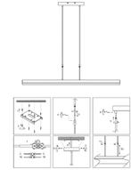 Steinhauer hanglamp Zelena LED 3656ZW Tweede Kans, Ophalen, Zo goed als nieuw, Modern, Metaal