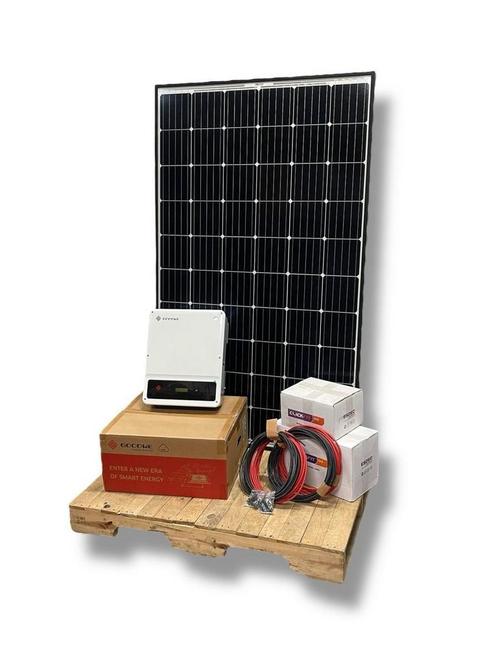 Complete Zonnepanelen Installatie - Diverse varianten, Doe-het-zelf en Verbouw, Zonnepanelen en Toebehoren, Compleet systeem, Zo goed als nieuw