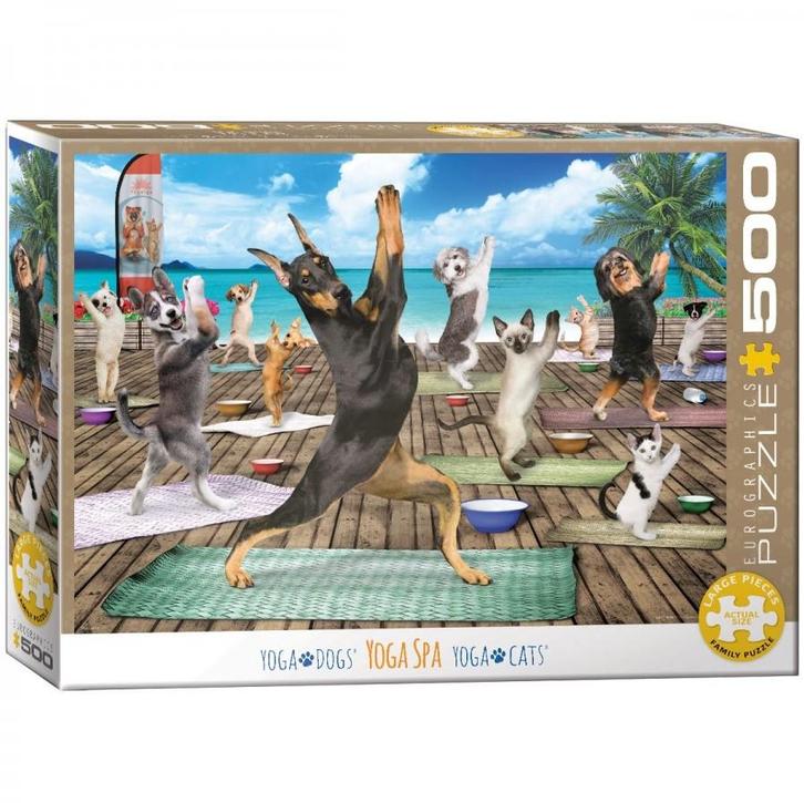 Yoga Spa Puzzel (500 XL stukjes) | Eurographics - Puzzels, Hobby en Vrije tijd, Denksport en Puzzels, Nieuw, Verzenden