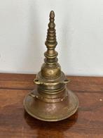 Zeldzame antieke inktpot van brons - India - de achttiende-, Antiek en Kunst