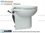 Wc broyeur compact 46 geleverd met wc-bril Soft-Close, Doe-het-zelf en Verbouw, Sanitair, Nieuw, Toilet, Ophalen of Verzenden