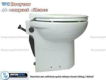 Wc broyeur compact 46 geleverd met wc-bril Soft-Close