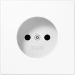 JUNG LS990 Wandcontactdoos zonder randaarde 1V Alpine wit, Doe-het-zelf en Verbouw, Elektra en Kabels, Ophalen of Verzenden, Nieuw