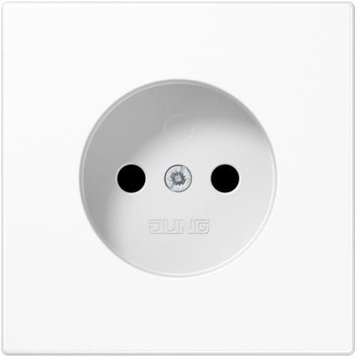 JUNG LS990 Wandcontactdoos zonder randaarde 1V Alpine wit, Doe-het-zelf en Verbouw, Elektra en Kabels, Nieuw, Ophalen of Verzenden