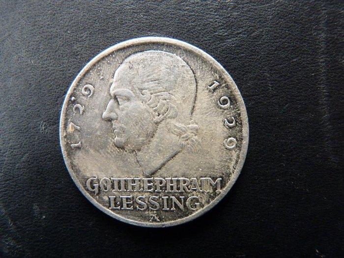 Duitsland, Weimar Republiek 5 Reichsmark 1929 A (Zonder, Postzegels en Munten, Munten | Europa | Niet-Euromunten