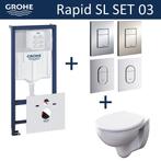 Grohe Rapid SL Toiletset set03 Geberit Bastia met Grohe, Doe-het-zelf en Verbouw, Sanitair, Ophalen of Verzenden, Nieuw, Overige typen