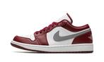 Jordan 1 Low White Bordeaux - maat 35.5 (Sneakers, Schoenen), Verzenden, Wit, Nieuw, Sneakers of Gympen