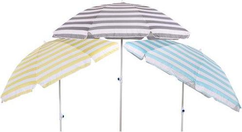 Parasol Libra Stripe Ø2mtr, Tuin en Terras, Bloempotten, Verzenden