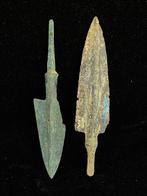 Oud-Grieks, Hellenistisch Brons Pijlpunt (Zonder, Antiek en Kunst