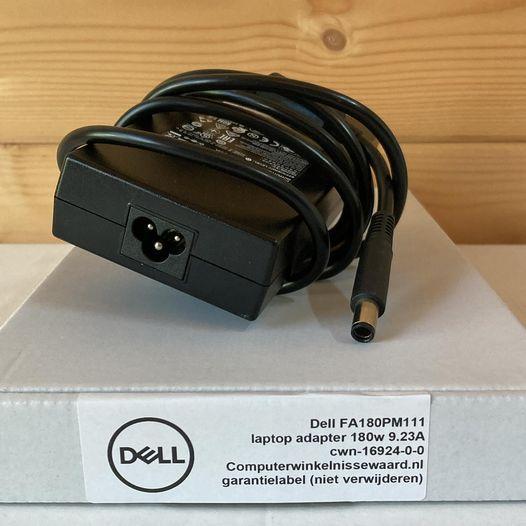 Magazijn opruiming FA180PM111 Dell Originele Adapter (180W), Computers en Software, Overige Computers en Software, Gebruikt, Ophalen of Verzenden