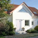 vidaXL Voordeur 98x200 cm PVC wit, Doe-het-zelf en Verbouw, Verzenden, Nieuw