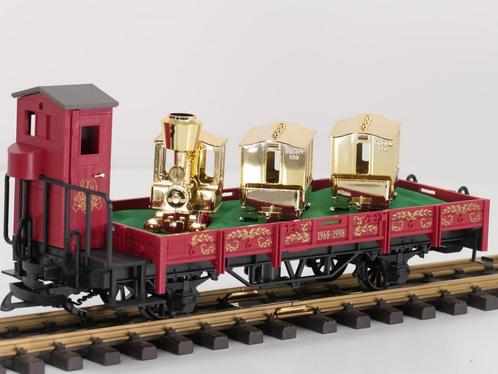 LGB 41124 GNOMY®-Wagon, Gold, Limited Edition (grootspoor), Hobby en Vrije tijd, Modeltreinen | Overige schalen, Wagon, Zo goed als nieuw