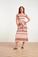 -30% Smashed Lemon  Smashed Lemon 24458 zigzag zomerjurk met, Kleding | Dames, Verzenden, Nieuw