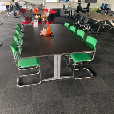 (MDK-107177) Vergadertafel met nieuw blad, Huis en Inrichting, Bureaus, Gebruikt, Ophalen of Verzenden