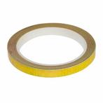 Reflecterende tape - GEEL - 8 meter - 8mm, Ophalen of Verzenden
