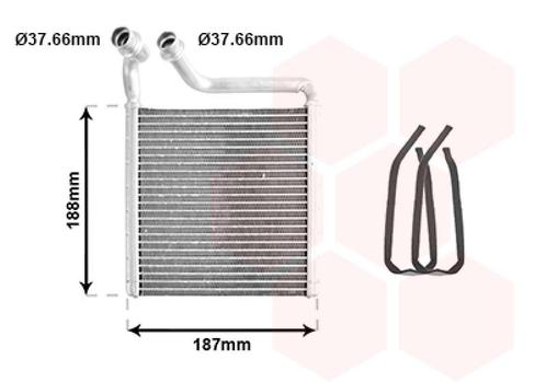KACHEL RADIATEUR VOOR VW BEETLE 2011-2019 561819031A, Auto-onderdelen, Airco en Verwarming, Nieuw, Ophalen of Verzenden