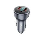 DrPhone 72W Autolader met LED Display – 3 Poorten (A 18W +A, Verzenden, Nieuw