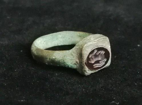 Oud-Romeins Brons Militaire stijl ring - 21 mm (Zonder, Sieraden, Tassen en Uiterlijk, Antieke sieraden