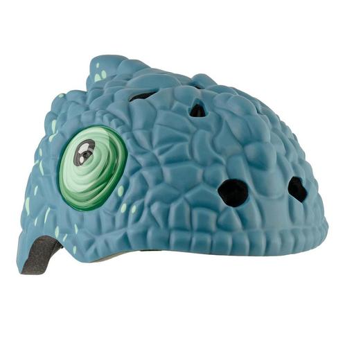 Crazy Safety Kinderhelm / Fietshelm Chameleon Dark Blue / Ka, Fietsen en Brommers, Fietsaccessoires | Fietshelmen, Nieuw, Verzenden